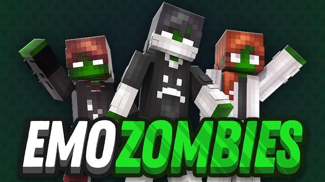 Thumbnail of the Minecraft Bedrock Marketplace product Emo Zombies created by Piki Studios.