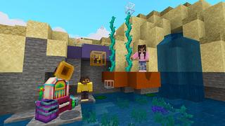 Screenshot of the Minecraft Bedrock Marketplace product Epic Bubble Skyblocks created by Piki Studios.