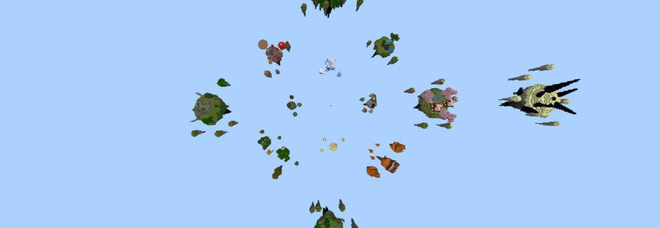 Panorama of the Minecraft Bedrock Marketplace product Expanding Oneblock created by Piki Studios.