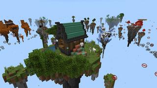 Screenshot of the Minecraft Bedrock Marketplace product Expanding Oneblock created by Piki Studios.