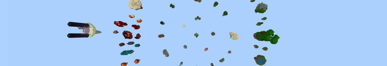 Panorama of the Minecraft Bedrock Marketplace product Expanding Skyblock created by Piki Studios.