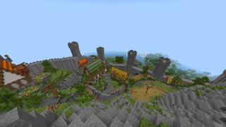 Screenshot of the Minecraft Bedrock Marketplace product Fantasy LuckyBlock created by Piki Studios.