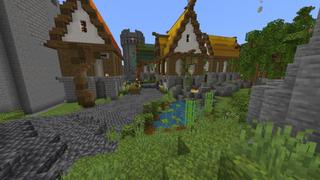 Screenshot of the Minecraft Bedrock Marketplace product Fantasy LuckyBlock created by Piki Studios.