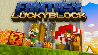 Thumbnail of the Minecraft Bedrock Marketplace product Fantasy LuckyBlock created by Piki Studios.