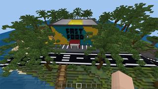 Screenshot of the Minecraft Bedrock Marketplace product Fast Food+ created by Piki Studios.