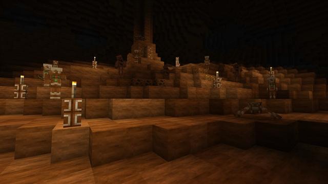 Screenshot of the Minecraft Bedrock Marketplace product Festive Biomes Add-On created by Piki Studios.