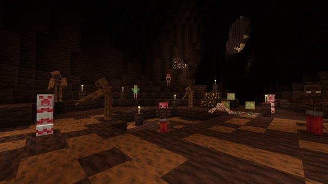 Screenshot of the Minecraft Bedrock Marketplace product Festive Biomes Add-On created by Piki Studios.