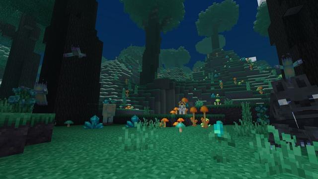 Screenshot of the Minecraft Bedrock Marketplace product Festive Biomes Add-On created by Piki Studios.