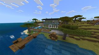 Screenshot of the Minecraft Bedrock Marketplace product Hacker Mansion created by Piki Studios.