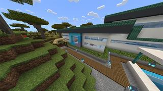Screenshot of the Minecraft Bedrock Marketplace product Hacker Mansion created by Piki Studios.