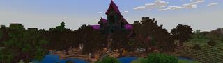 Panorama of the Minecraft Bedrock Marketplace product Halloween Hacker Tools created by Piki Studios.