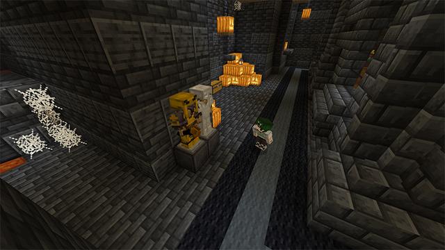 Screenshot of the Minecraft Bedrock Marketplace product Halloween Hacker Tools created by Piki Studios.