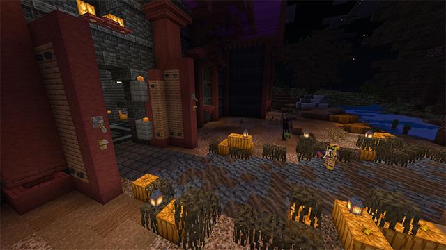 Screenshot of the Minecraft Bedrock Marketplace product Halloween Hacker Tools created by Piki Studios.