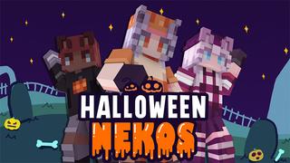 Thumbnail of the Minecraft Bedrock Marketplace product Halloween Nekos created by Piki Studios.