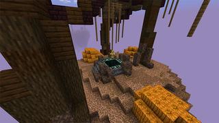 Screenshot of the Minecraft Bedrock Marketplace product Halloween Oneblock created by Piki Studios.