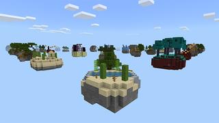 Screenshot of the Minecraft Bedrock Marketplace product Infinite Skyblock created by Piki Studios.
