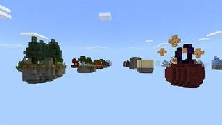 Screenshot of the Minecraft Bedrock Marketplace product Infinite Skyblock created by Piki Studios.