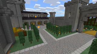 Screenshot of the Minecraft Bedrock Marketplace product Lucky Block Castles created by Piki Studios.