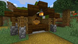 Screenshot of the Minecraft Bedrock Marketplace product Lucky Block Castles created by Piki Studios.