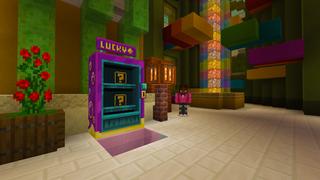 Screenshot of the Minecraft Bedrock Marketplace product Lucky Bubble Factory created by Piki Studios.