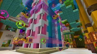 Screenshot of the Minecraft Bedrock Marketplace product Lucky Bubble Factory created by Piki Studios.