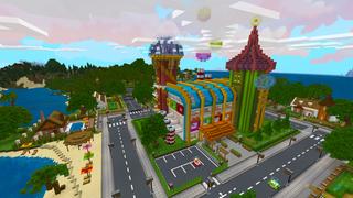 Screenshot of the Minecraft Bedrock Marketplace product Lucky Bubble Factory created by Piki Studios.