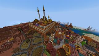 Screenshot of the Minecraft Bedrock Marketplace product Luckyblock Survival created by Piki Studios.