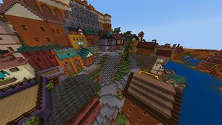 Screenshot of the Minecraft Bedrock Marketplace product Luckyblock Survival created by Piki Studios.