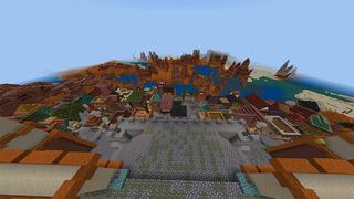 Screenshot of the Minecraft Bedrock Marketplace product Luckyblock Survival created by Piki Studios.