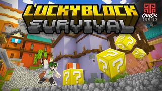 Thumbnail of the Minecraft Bedrock Marketplace product Luckyblock Survival created by Piki Studios.
