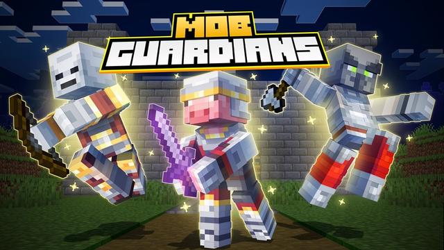 Thumbnail of the Minecraft Bedrock Marketplace product Mob Guardians created by Piki Studios.