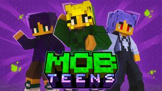 Thumbnail of the Minecraft Bedrock Marketplace product Mob Teens created by Piki Studios.