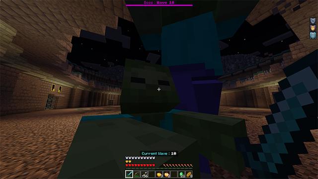 Screenshot of the Minecraft Bedrock Marketplace product Mobs Arena created by Piki Studios.