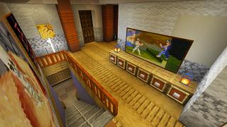 Screenshot of the Minecraft Bedrock Marketplace product Mountain Mansion created by Piki Studios.