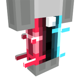 Thumbnail of the Minecraft Bedrock Marketplace product Neon Glitching Aura Pants created by Piki Studios.