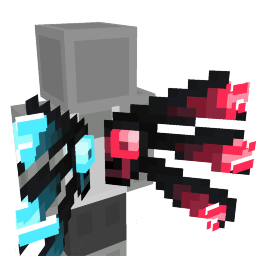 Thumbnail of the Minecraft Bedrock Marketplace product Neon Glitching Aura Wings created by Piki Studios.