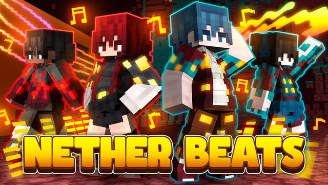 Thumbnail of the Minecraft Bedrock Marketplace product Nether Beats created by Piki Studios.