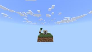 Screenshot of the Minecraft Bedrock Marketplace product One Block! created by Piki Studios.