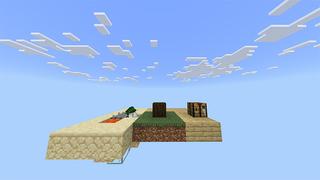 Screenshot of the Minecraft Bedrock Marketplace product One Block! created by Piki Studios.