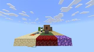 Screenshot of the Minecraft Bedrock Marketplace product One Block! created by Piki Studios.