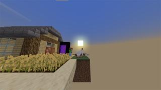 Screenshot of the Minecraft Bedrock Marketplace product One Sheep Skyblock created by Piki Studios.