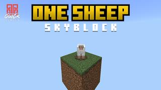 Thumbnail of the Minecraft Bedrock Marketplace product One Sheep Skyblock created by Piki Studios.