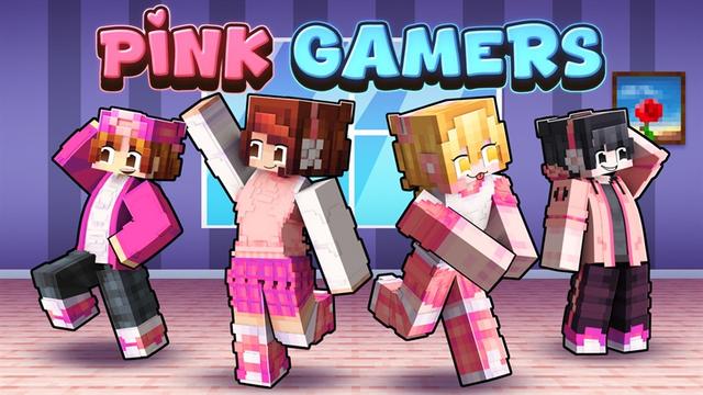 Thumbnail of the Minecraft Bedrock Marketplace product Pink Gamers created by Piki Studios.