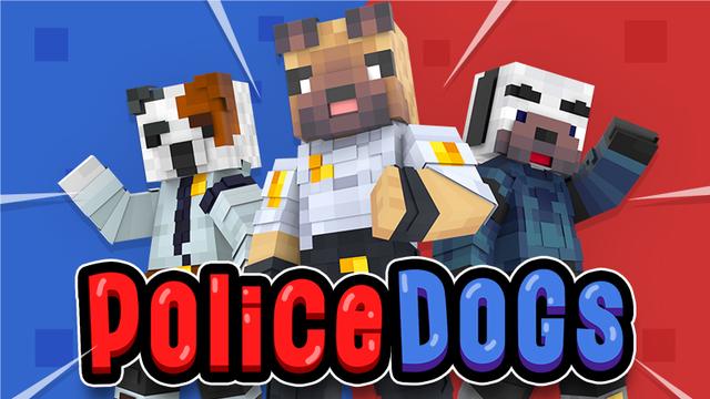 Thumbnail of the Minecraft Bedrock Marketplace product Police Dogs created by Piki Studios.