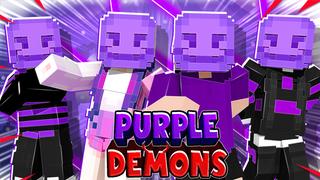 Thumbnail of the Minecraft Bedrock Marketplace product Purple Demons created by Piki Studios.