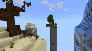 Screenshot of the Minecraft Bedrock Marketplace product Random Chunks Skyblock created by Piki Studios.
