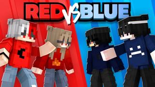 Thumbnail of the Minecraft Bedrock Marketplace product Red VS Blue created by Piki Studios.