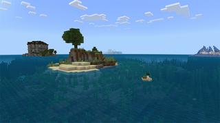 Screenshot of the Minecraft Bedrock Marketplace product SeaBlock created by Piki Studios.