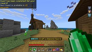 Screenshot of the Minecraft Bedrock Marketplace product SeaBlock created by Piki Studios.