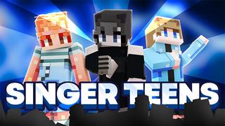 Thumbnail of the Minecraft Bedrock Marketplace product Singer Teens created by Piki Studios.